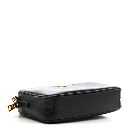 Prada Saffiano Lux Small Camera Crossbody Bag Black 4 of 11