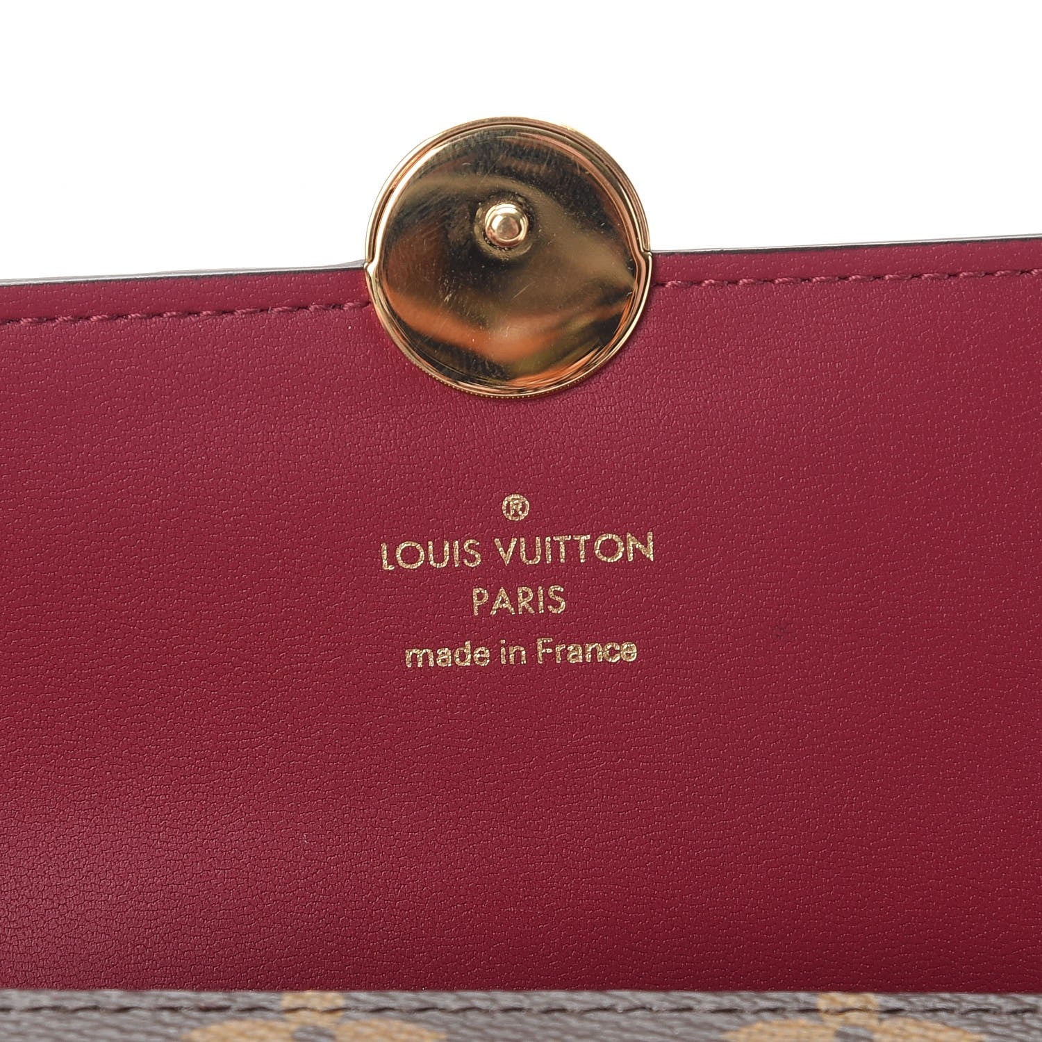 Louis Vuitton Monogram Flore Compact Wallet Fuchsia 6 of 8