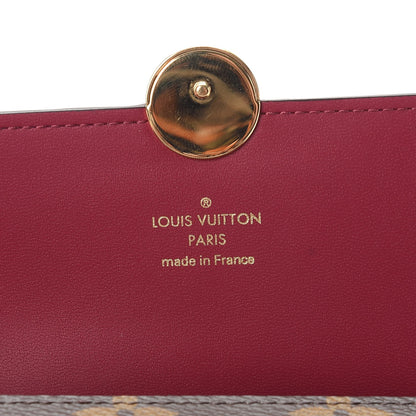 Louis Vuitton Monogram Flore Compact Wallet Fuchsia 6 of 8