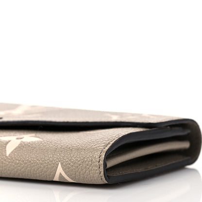 Louis Vuitton Empreinte Monogram Giant Sarah Wallet Tourterelle Creme 8 of 9
