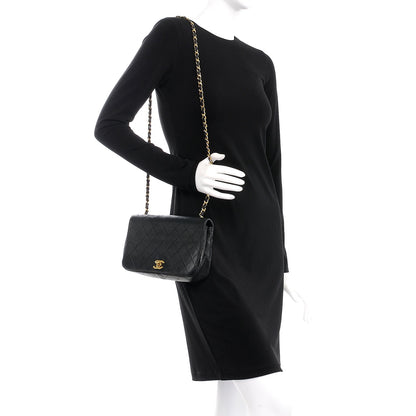 Chanel Lambskin Quilted Small Single Flap Black 11 of 18