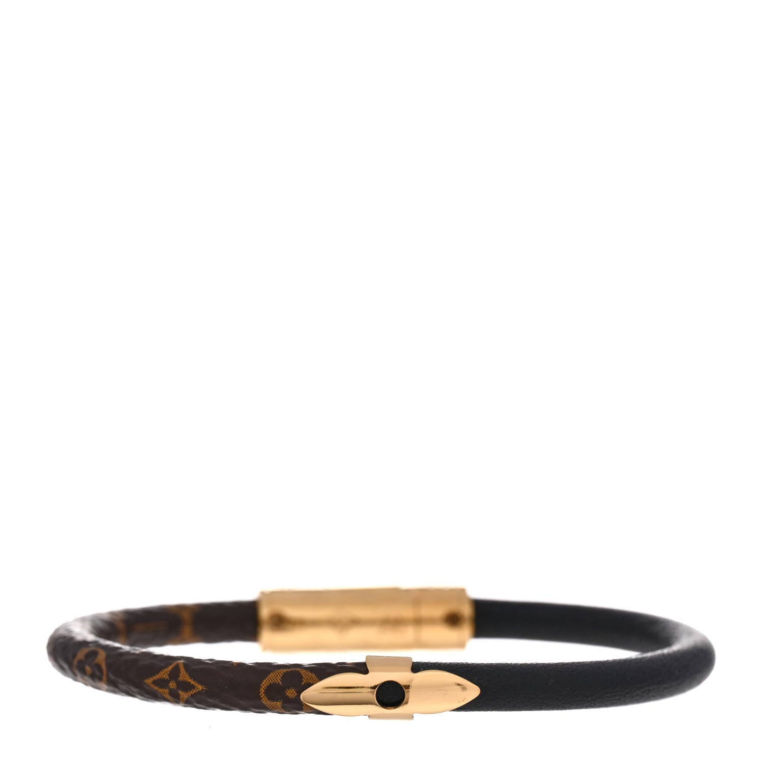 Louis Vuitton Monogram Daily Confidential Bracelet 17 Black 3 of 5