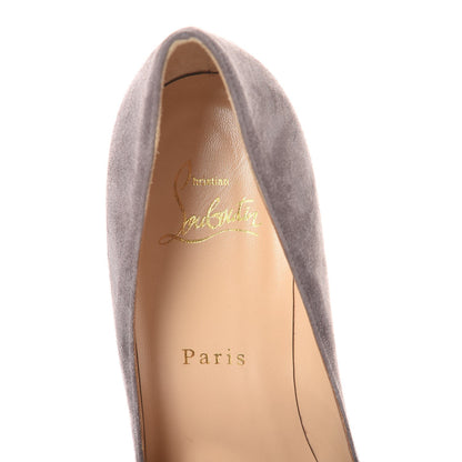 Christian Louboutin Veau Velours Pigalle Follies 85 Pumps 36.5 Storm 7 of 8