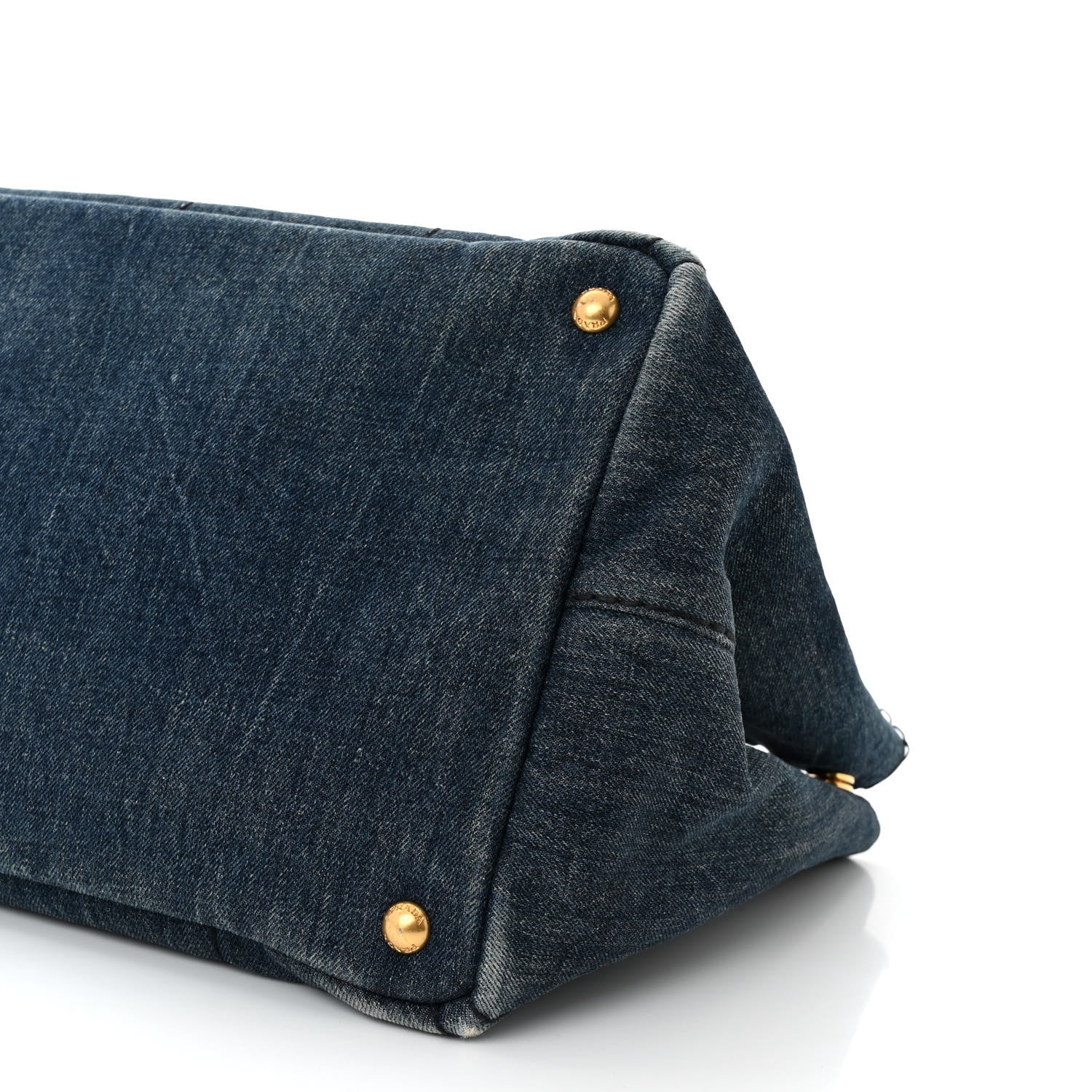 Prada Denim Canapa Logo Tote Avio 10 of 13