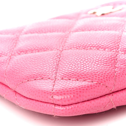 Chanel Caviar Quilted Small Cosmetic Case Pink 9 of 11