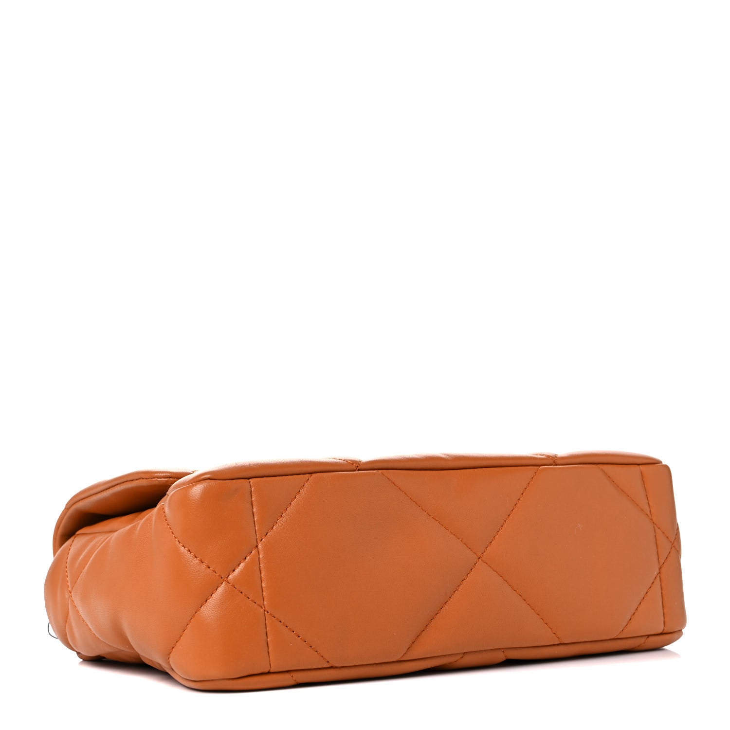 Chanel Lambskin Quilted Medium Chanel 19 Flap Light Brown 3 of 9