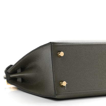 Hermes Epsom Kelly Sellier 25 Vert De Gris 9 of 10