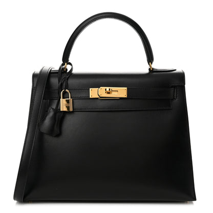 Hermes Box Kelly Sellier 28 Black 1 of 15