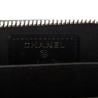 Chanel Caviar Quilted Diamond CC Zip Coin Purse Black 6 of 7