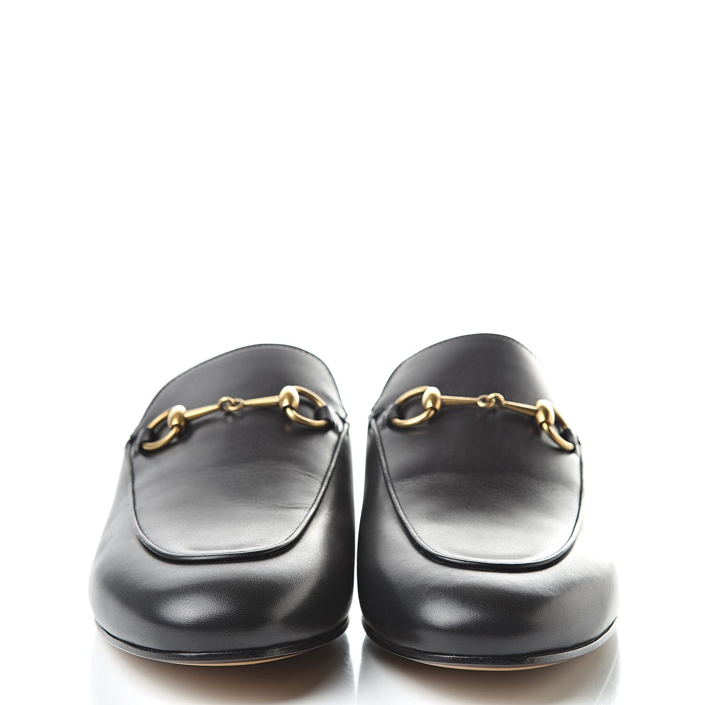 Calfskin Womens Princetown Slippers 39 Black