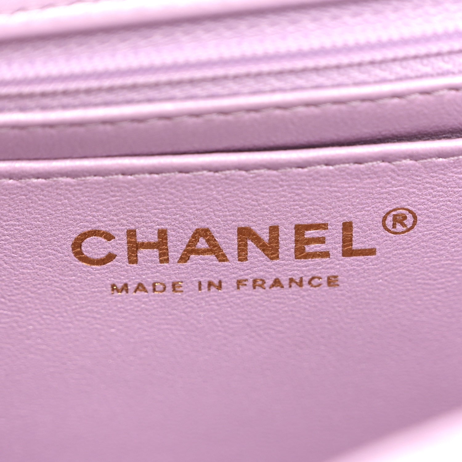 Chanel Lambskin Quilted Tie Dye Ombre Mini Rectangular Flap Purple Blue Pink 6 of 10