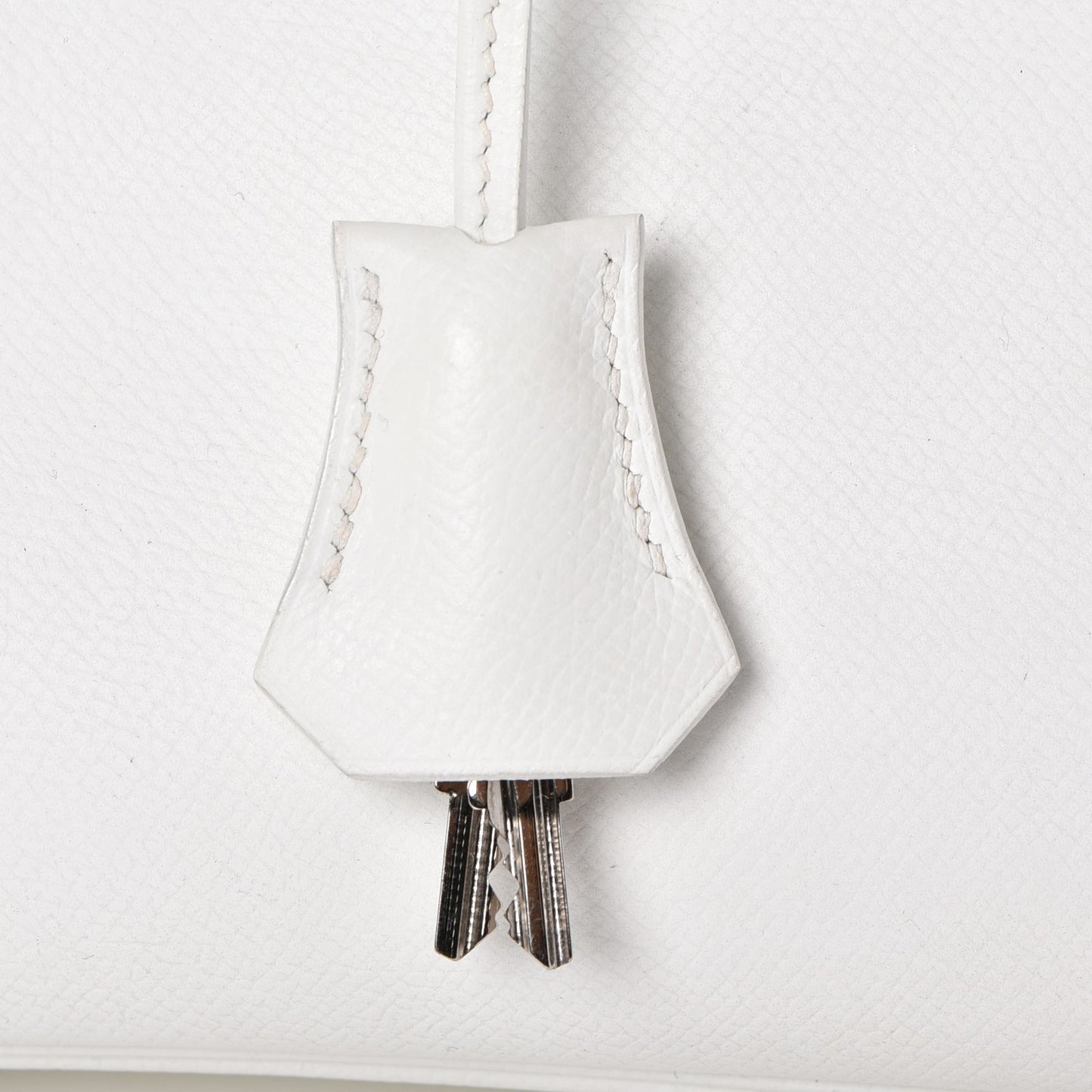 Epsom Birkin 30 White