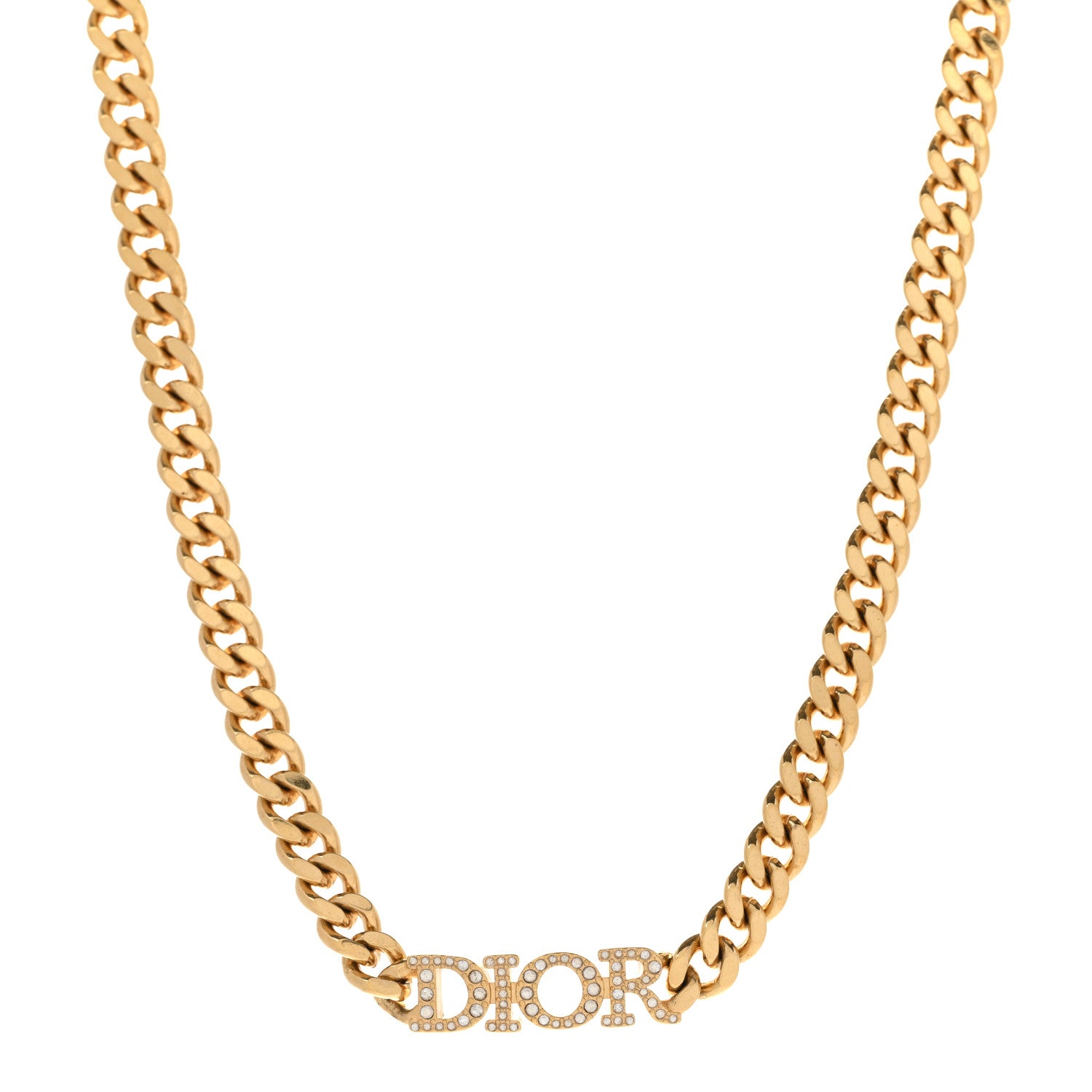 Christian Dior Metal Crystal Dio(r)evolution Choker Gold 1 of 6