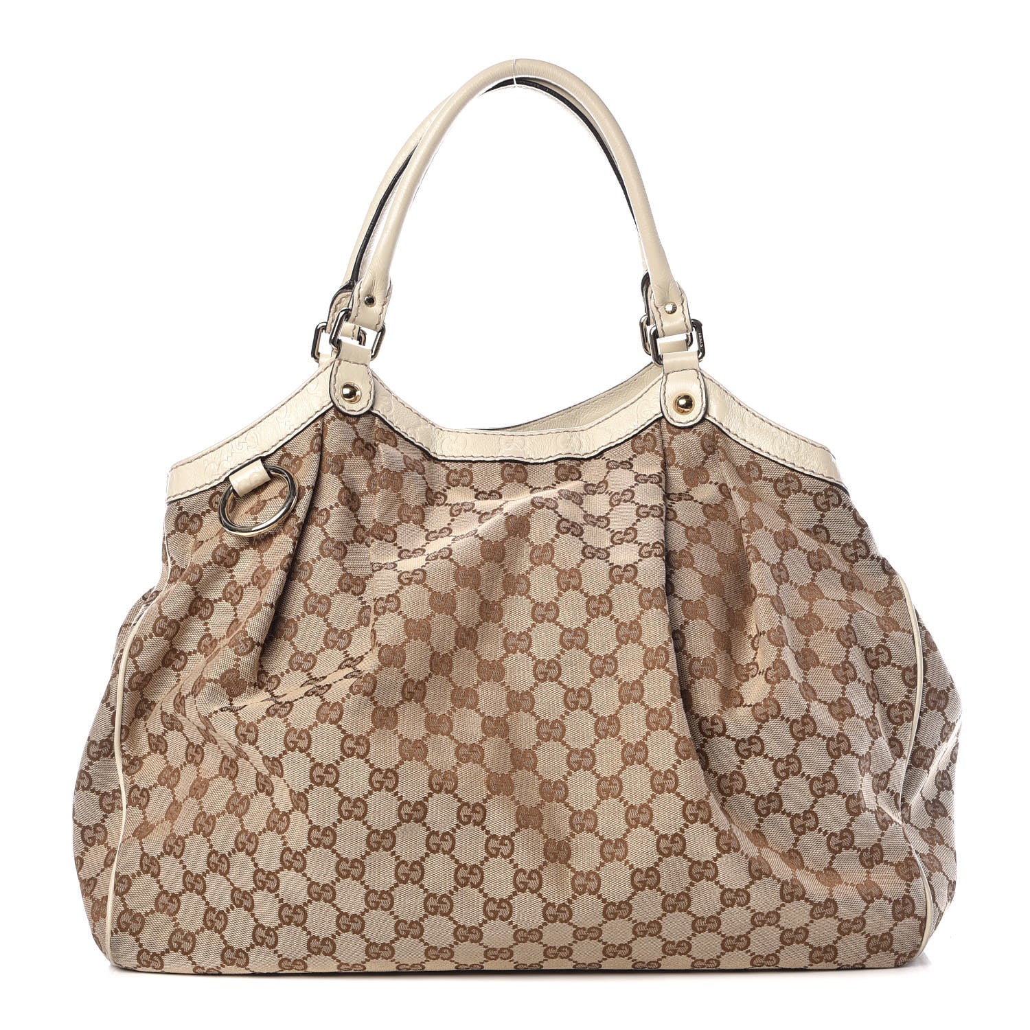 Gucci Monogram Large Sukey Tote Off White 1 of 17