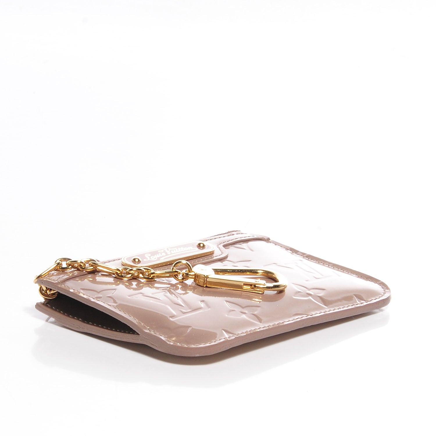 Louis Vuitton Vernis Key Pouch Beige Poudre 4 of 8