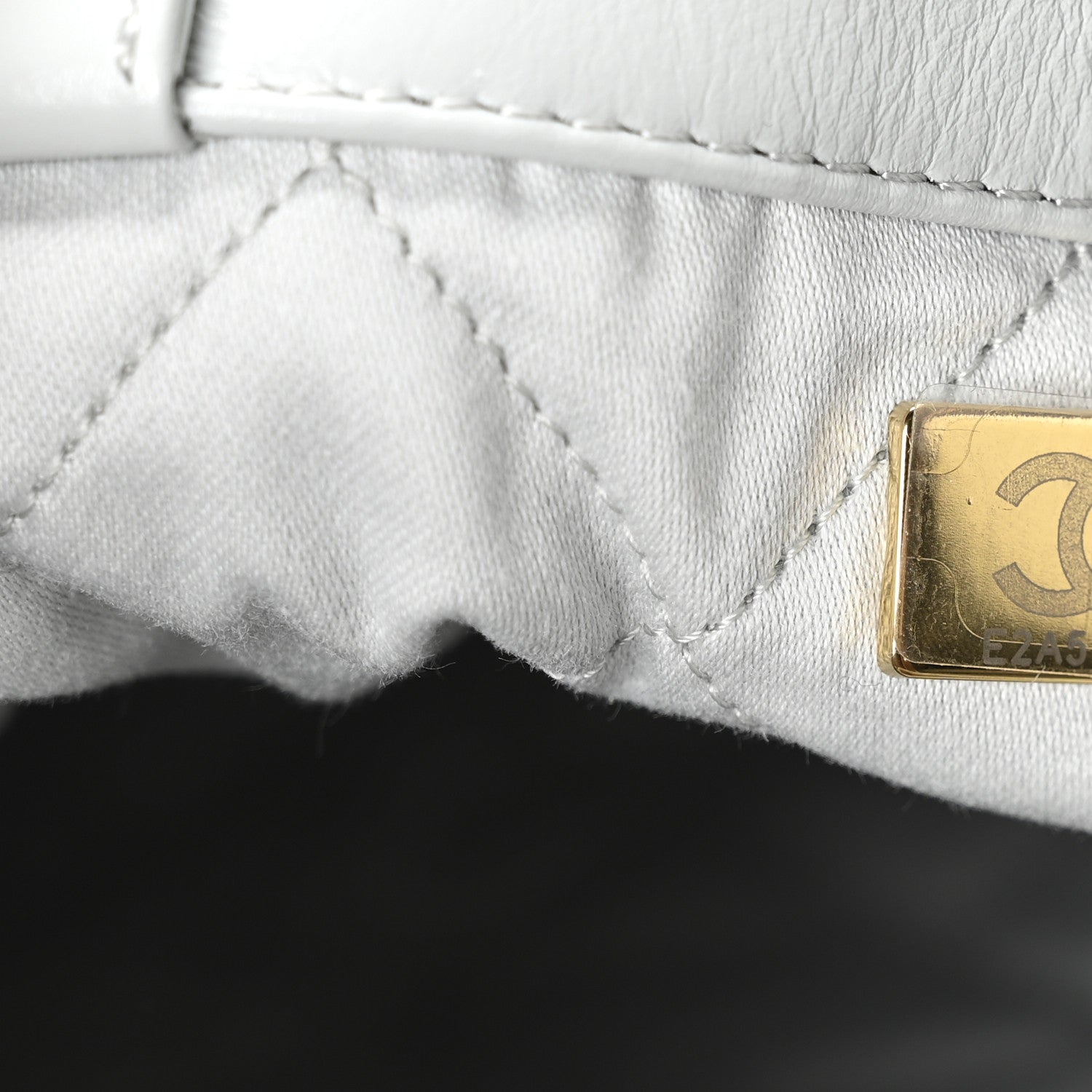 Chanel Shiny Calfskin Quilted Chanel 22 Backpack Light Blue 7 of 11