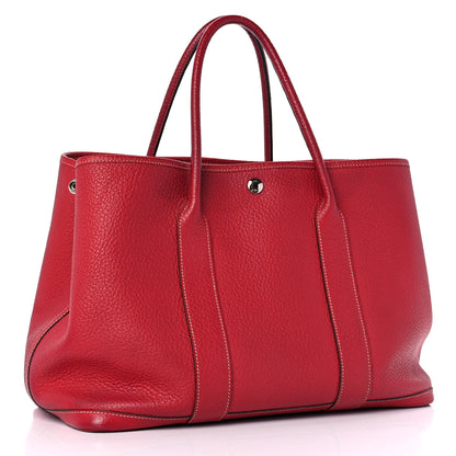 Hermes Vache Country Garden Party 36 MM Rouge Casaque 3 of 15