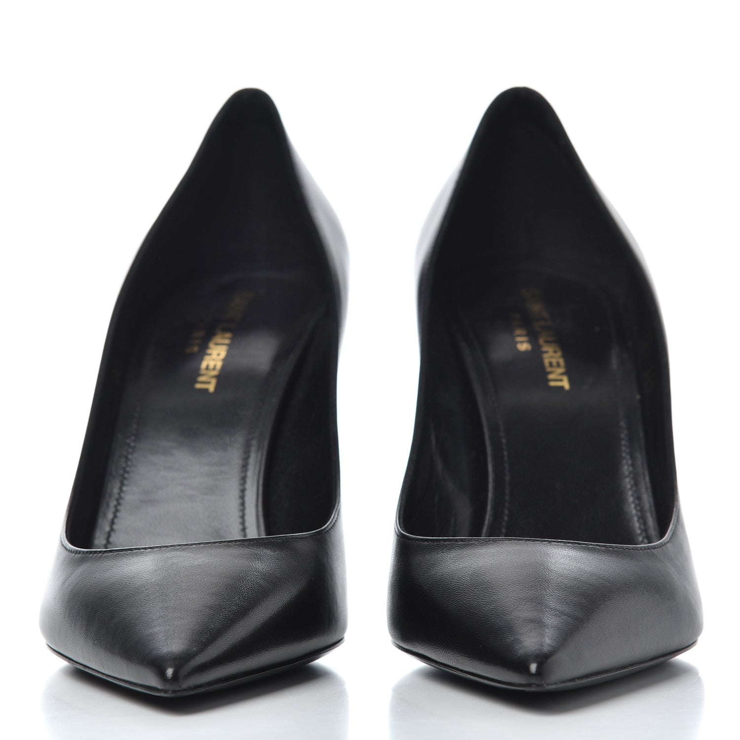 Saint Laurent Calfskin Zoe 85 Pumps 38.5 Black 2 of 11