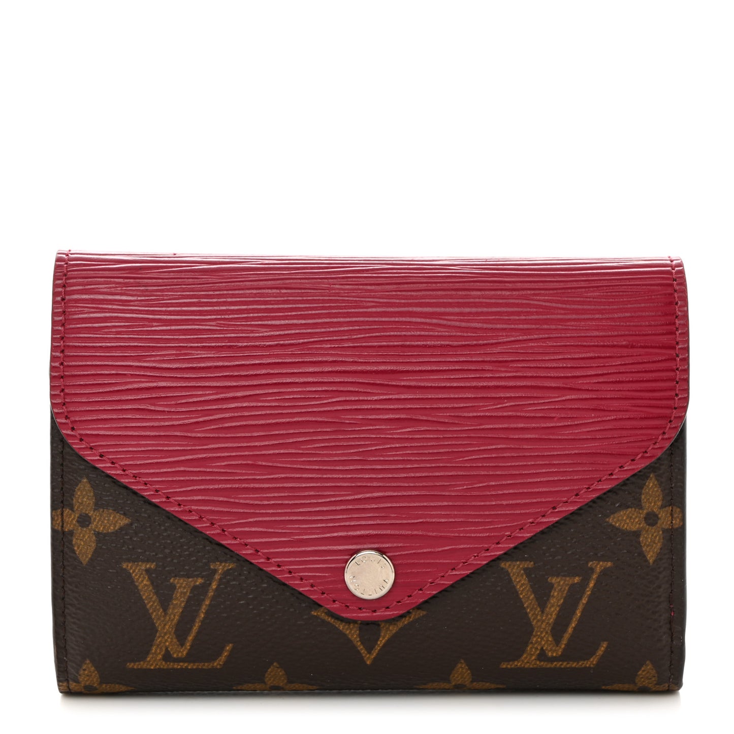 Epi Monogram Marie-Lou Compact Wallet Fuchsia