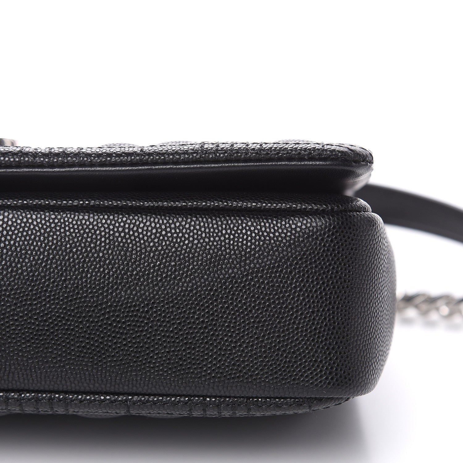 Burberry Grainy Calfskin Quilted Lola Bag Black 9 of 12