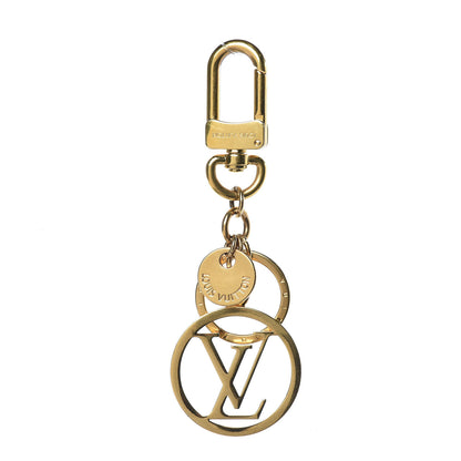 Louis Vuitton LV Circle Bag Charm Key Holder Gold 1 of 3