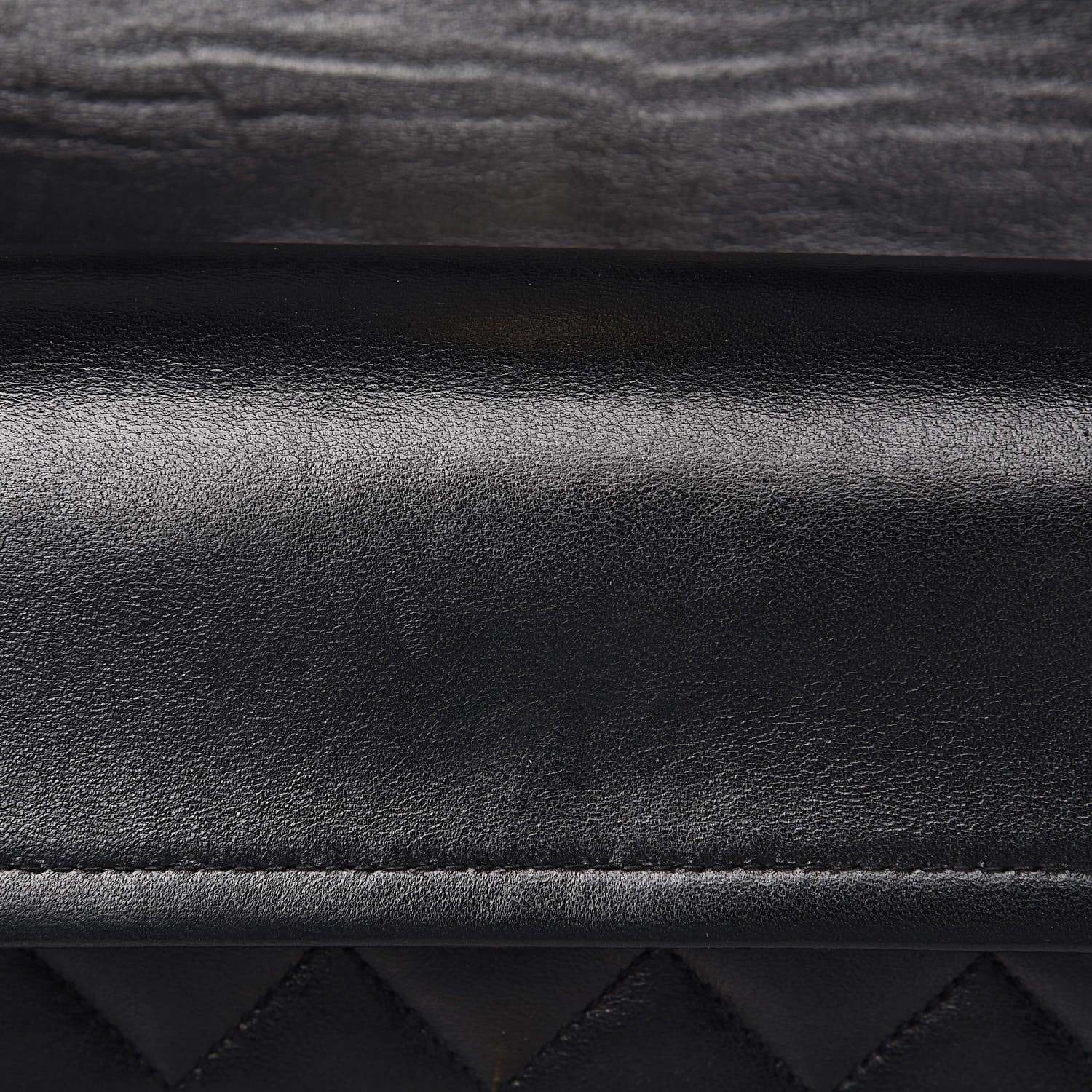 Chanel Lambskin Quilted Medium Double Flap Black 13 of 14