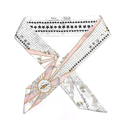Christian Dior Silk High Priestess Tarot Mitzah Scarf Off White 1 of 4