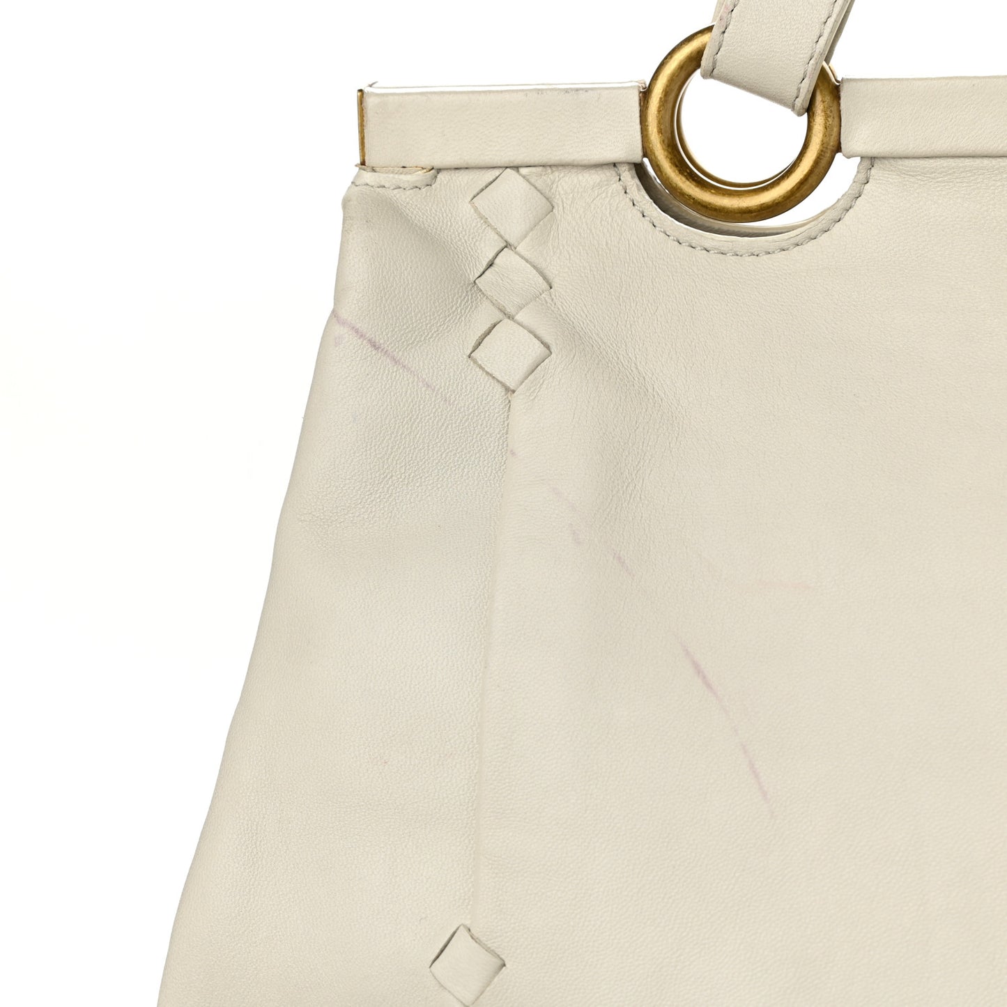 Nappa Frame Tote Colonial