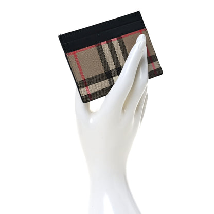 Burberry Vintage Check Calfskin Card Case Black 2 of 7