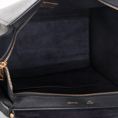 Celine Liege Calfskin Small Trapeze Black 5 of 6