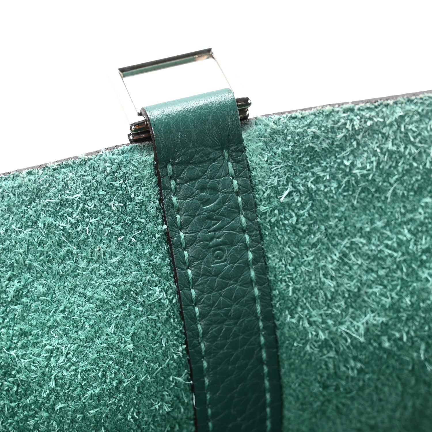 Hermes Taurillon Clemence Picotin Lock 18 PM Malachite 7 of 12