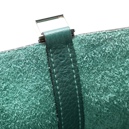 Hermes Taurillon Clemence Picotin Lock 18 PM Malachite 7 of 12