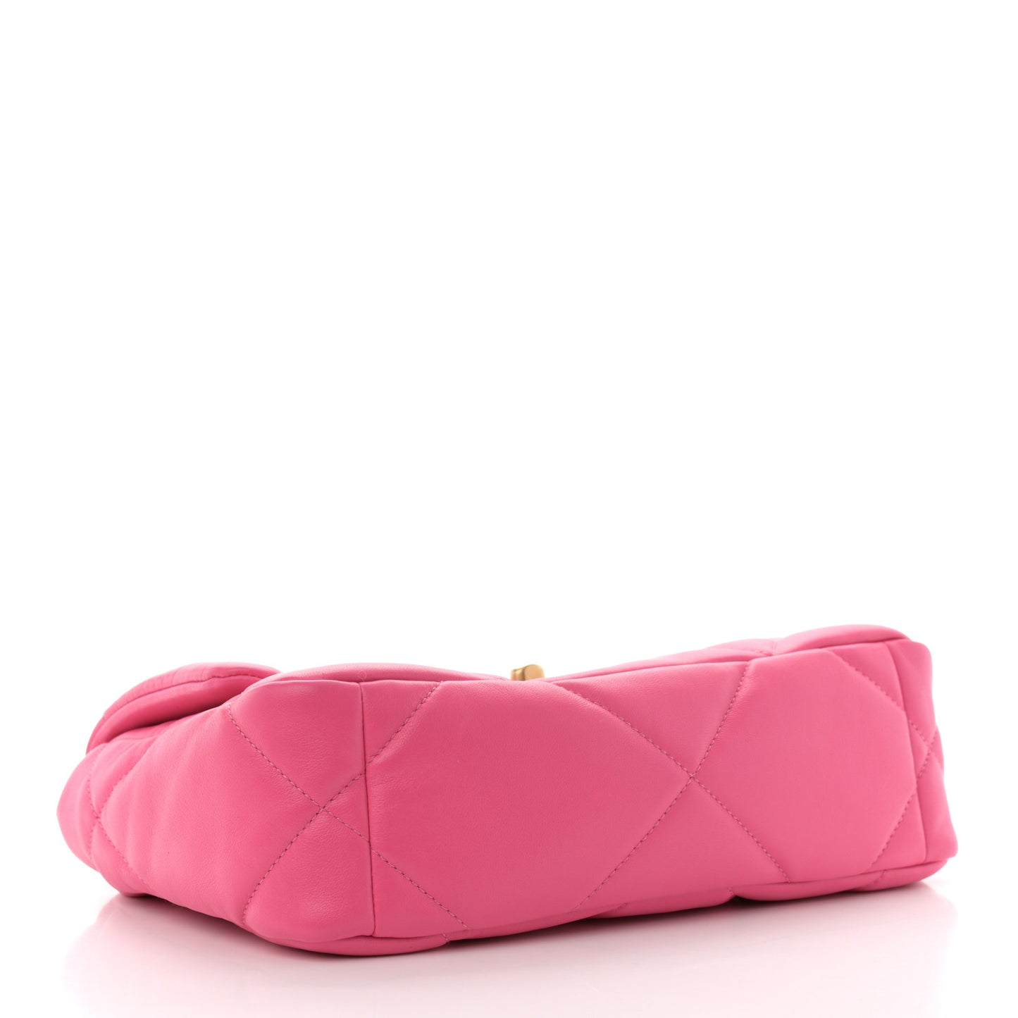Lambskin Quilted Medium Chanel 19 Flap Dark Pink