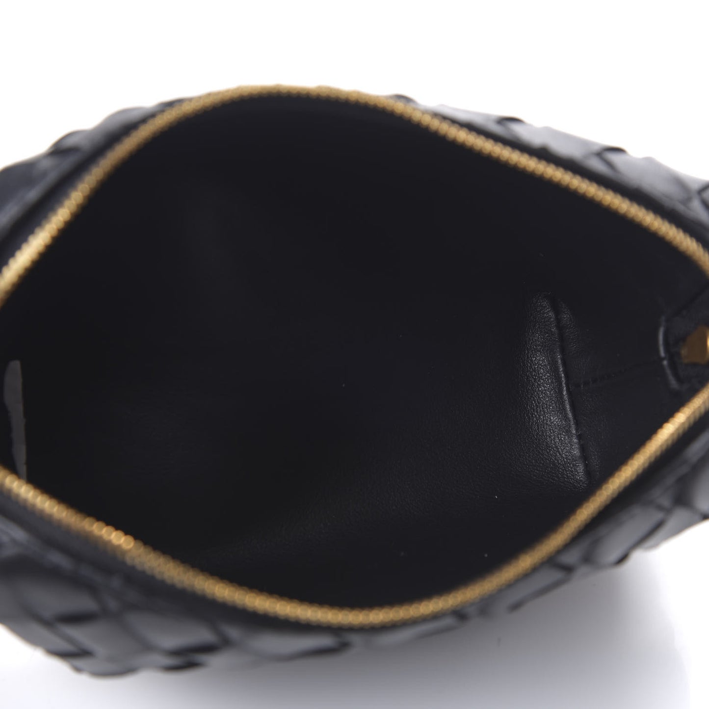 Nappa Intrecciato Mini Crossbody Black