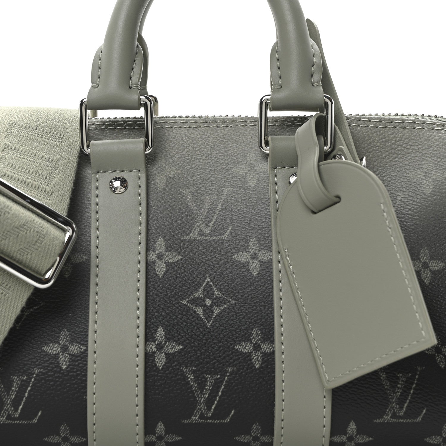 Louis Vuitton Monogram Gradient Keepall Bandouliere 25 Khaki