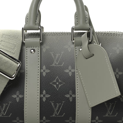 Louis Vuitton Monogram Gradient Keepall Bandouliere 25 Khaki 7 of 9