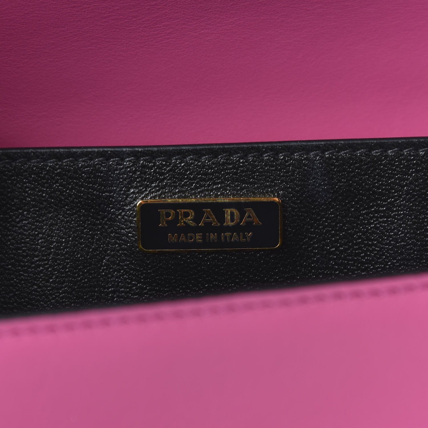 Prada City Calf Saffiano Cahier Bag Fuxia Black 8 of 9