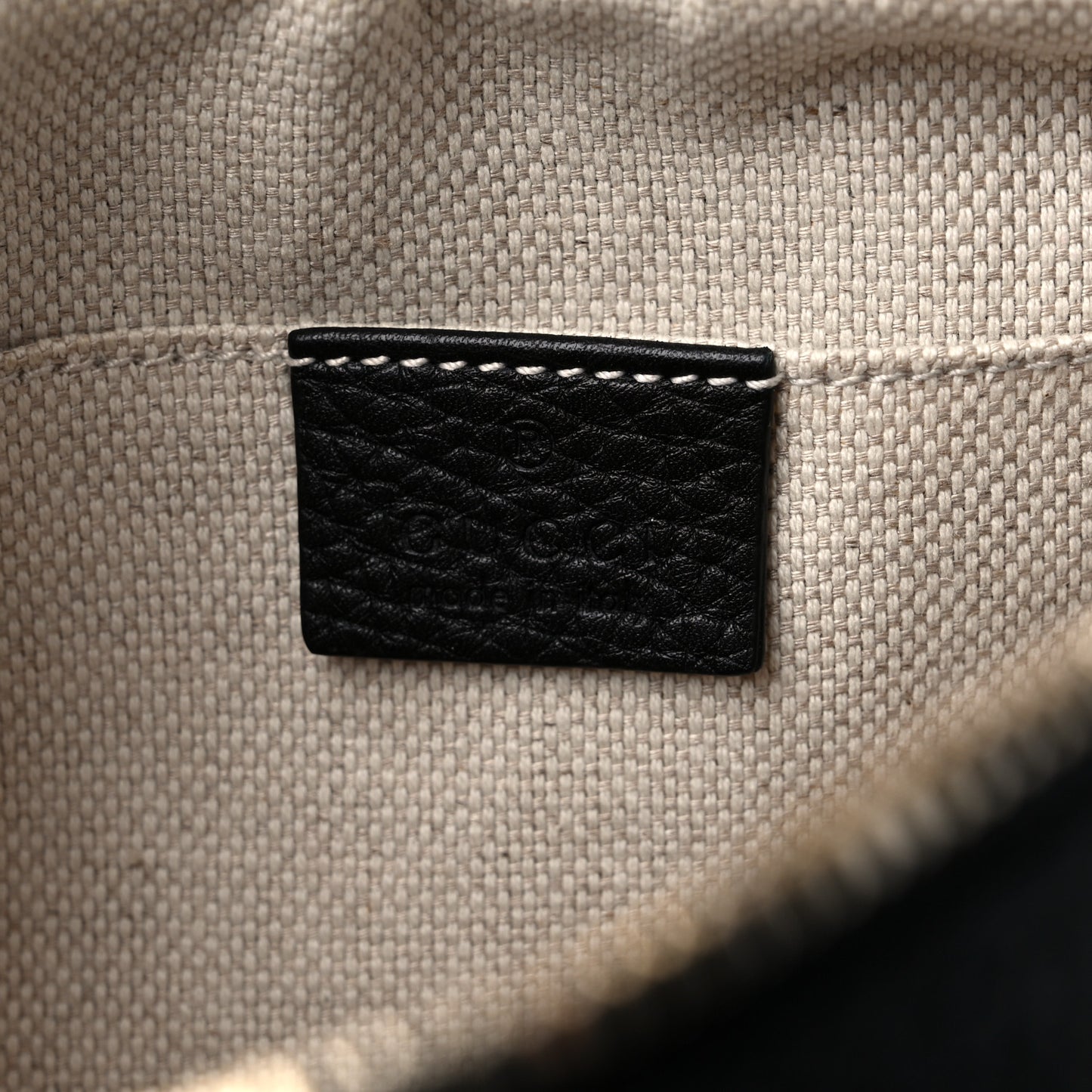 Pebbled Calfskin Small Soho Disco Bag Black