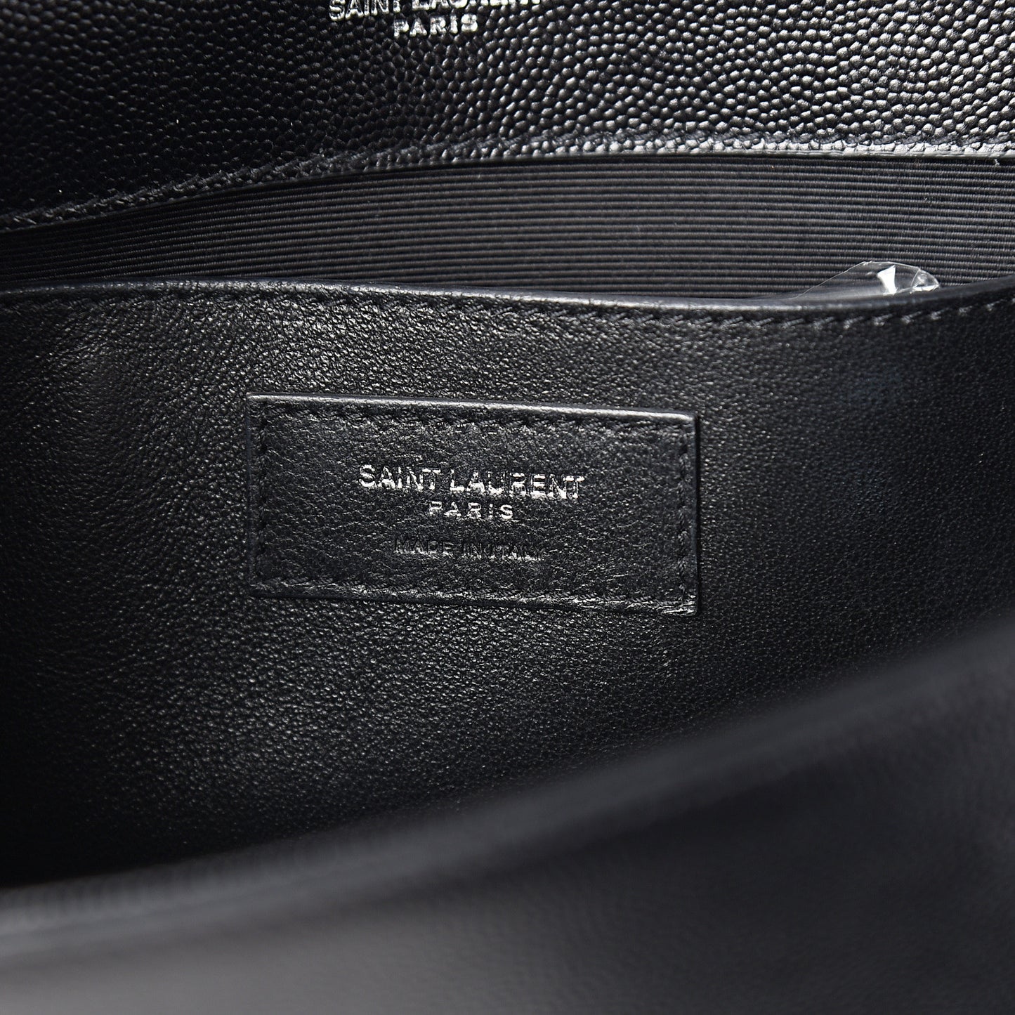 Grain De Poudre Medium Classic Monogram Kate Satchel Black