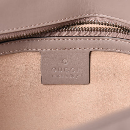 Gucci Calfskin Matelasse Small GG Marmont Shoulder Bag Porcelain Rose 6 of 11