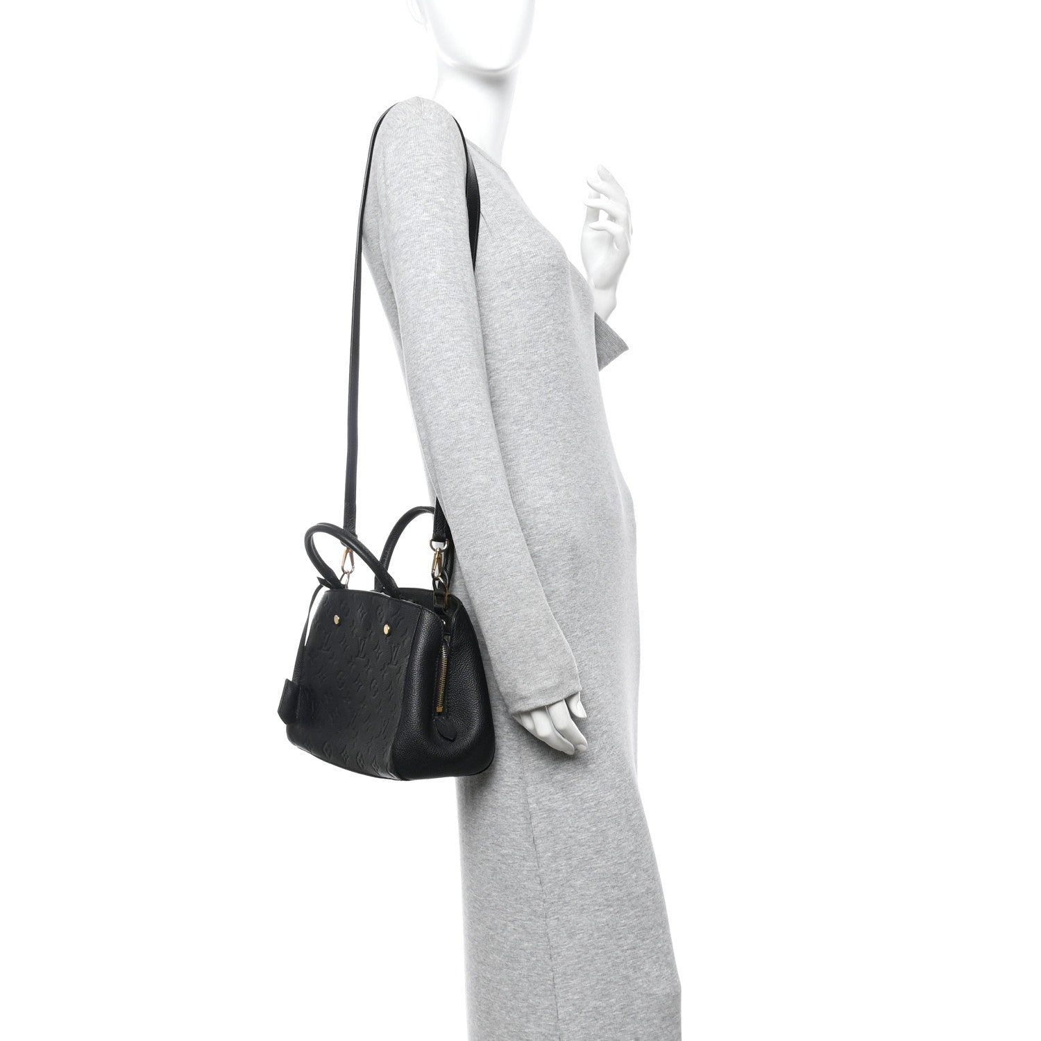 Louis Vuitton Empreinte Montaigne BB Black 2 of 13