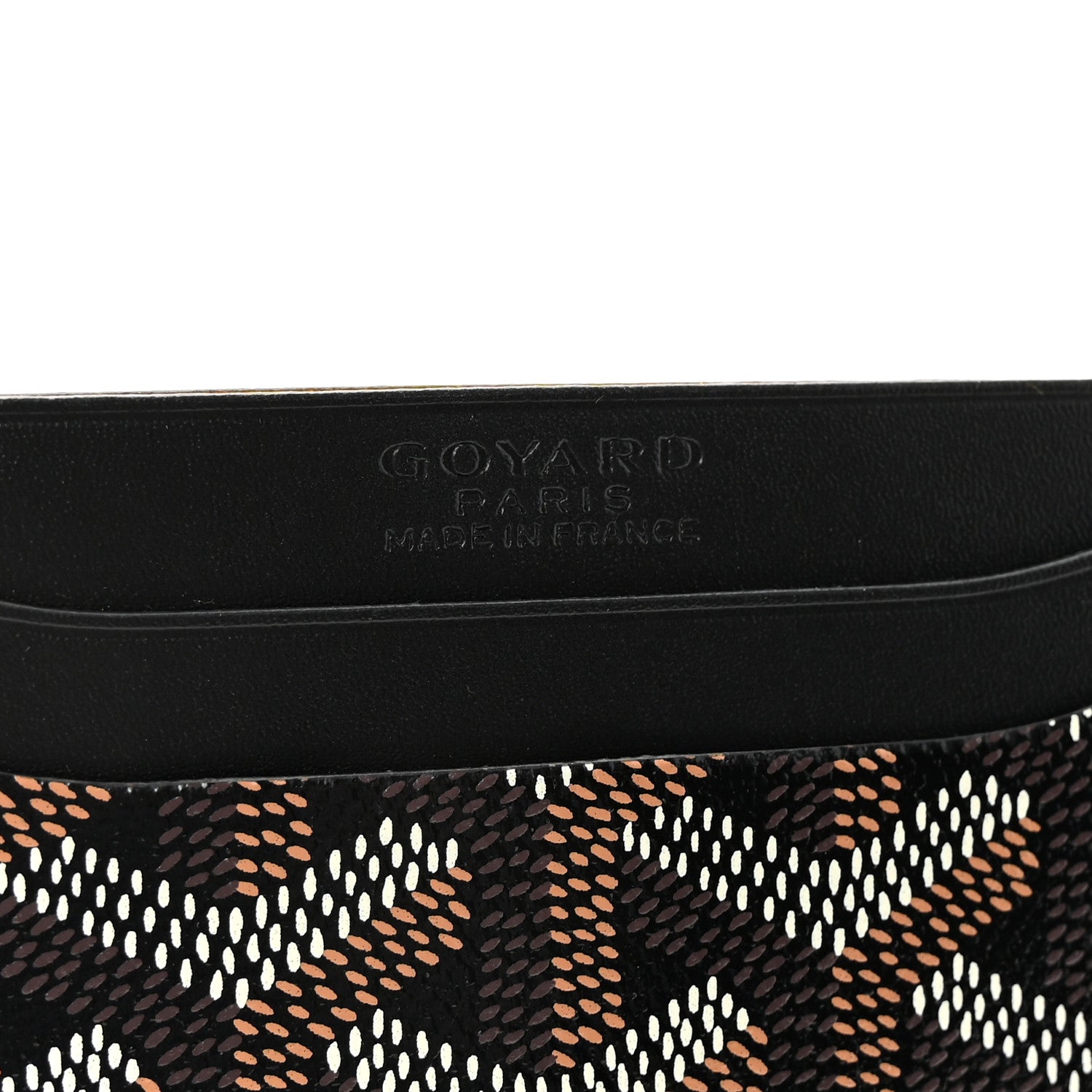 Goyard Goyardine Saint Sulpice Card Holder Black 6 of 7