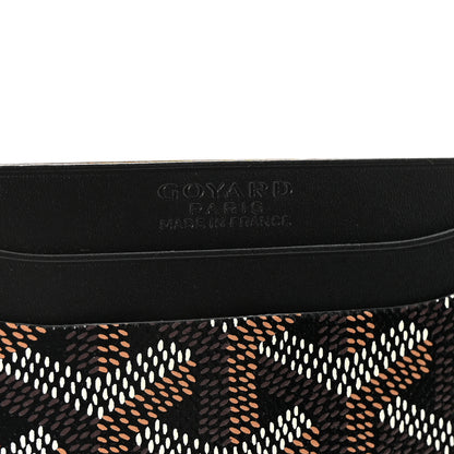 Goyard Goyardine Saint Sulpice Card Holder Black 6 of 7