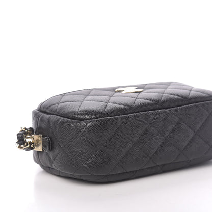 Chanel Caviar Quilted Camera Case Black 8 of 10
