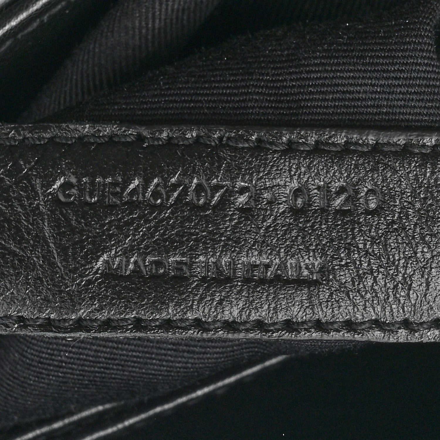 Saint Laurent Calfskin Y Quilted Monogram Toy Loulou Crossbody Bag Black 7 of 11