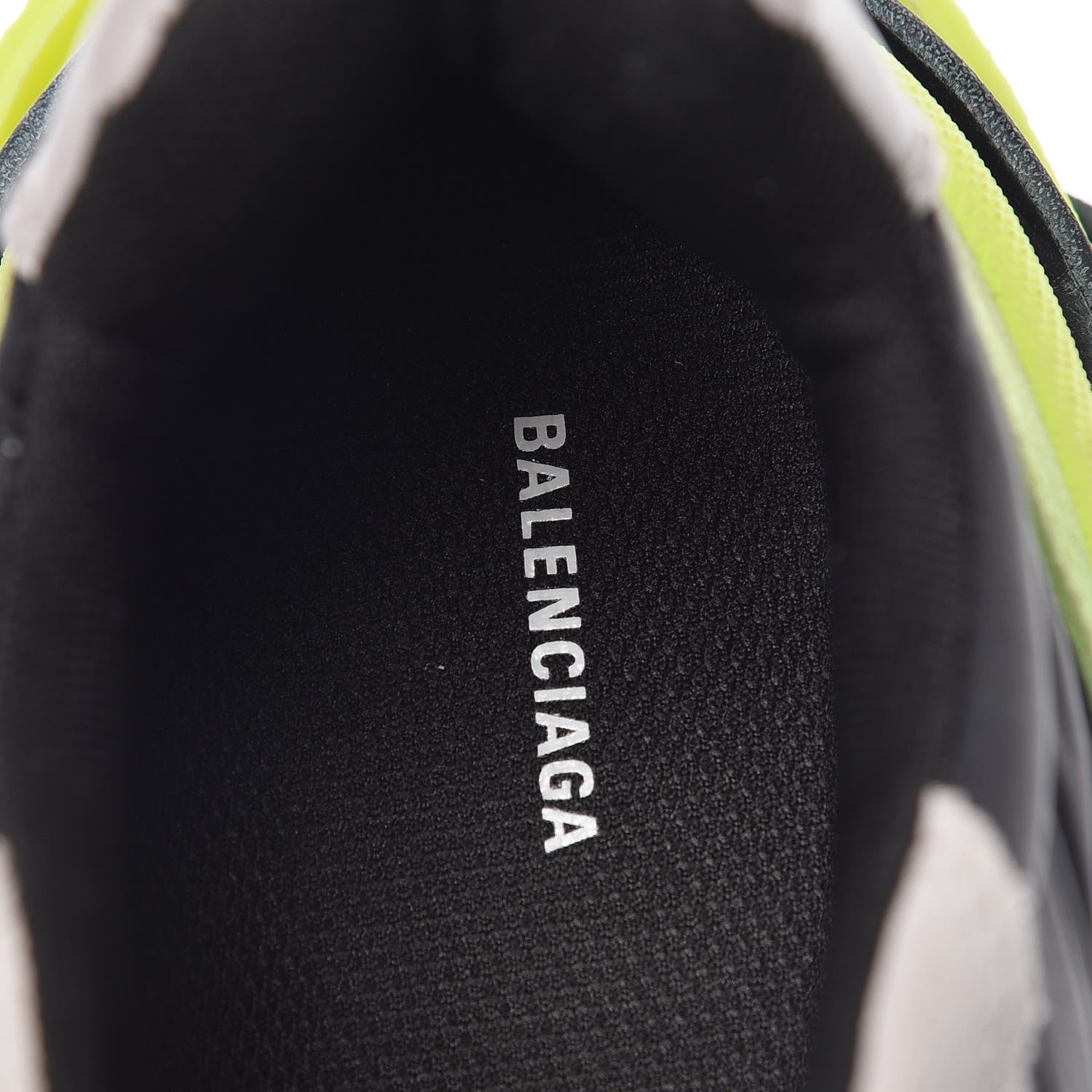 Balenciaga Nylon Suede Mens Triple S 2.0 Sneakers 43 Gris Black Jaune Fluo 8 of 11
