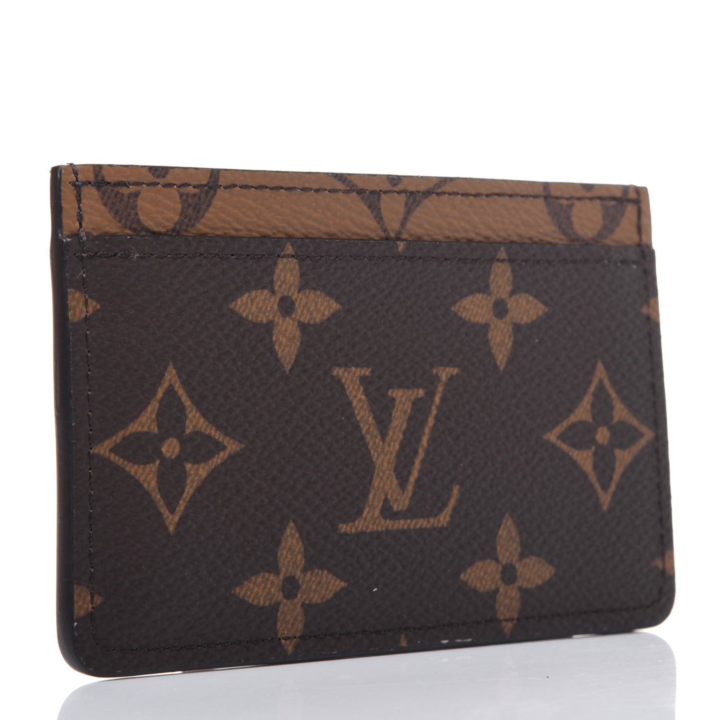 Reverse Monogram Card Holder
