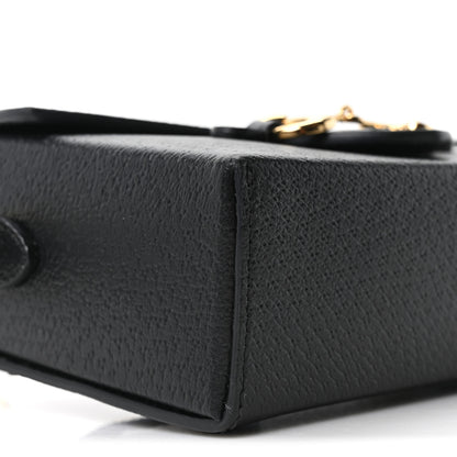 Gucci Calfskin Horsebit 1955 Shoulder Bag Black 8 of 10