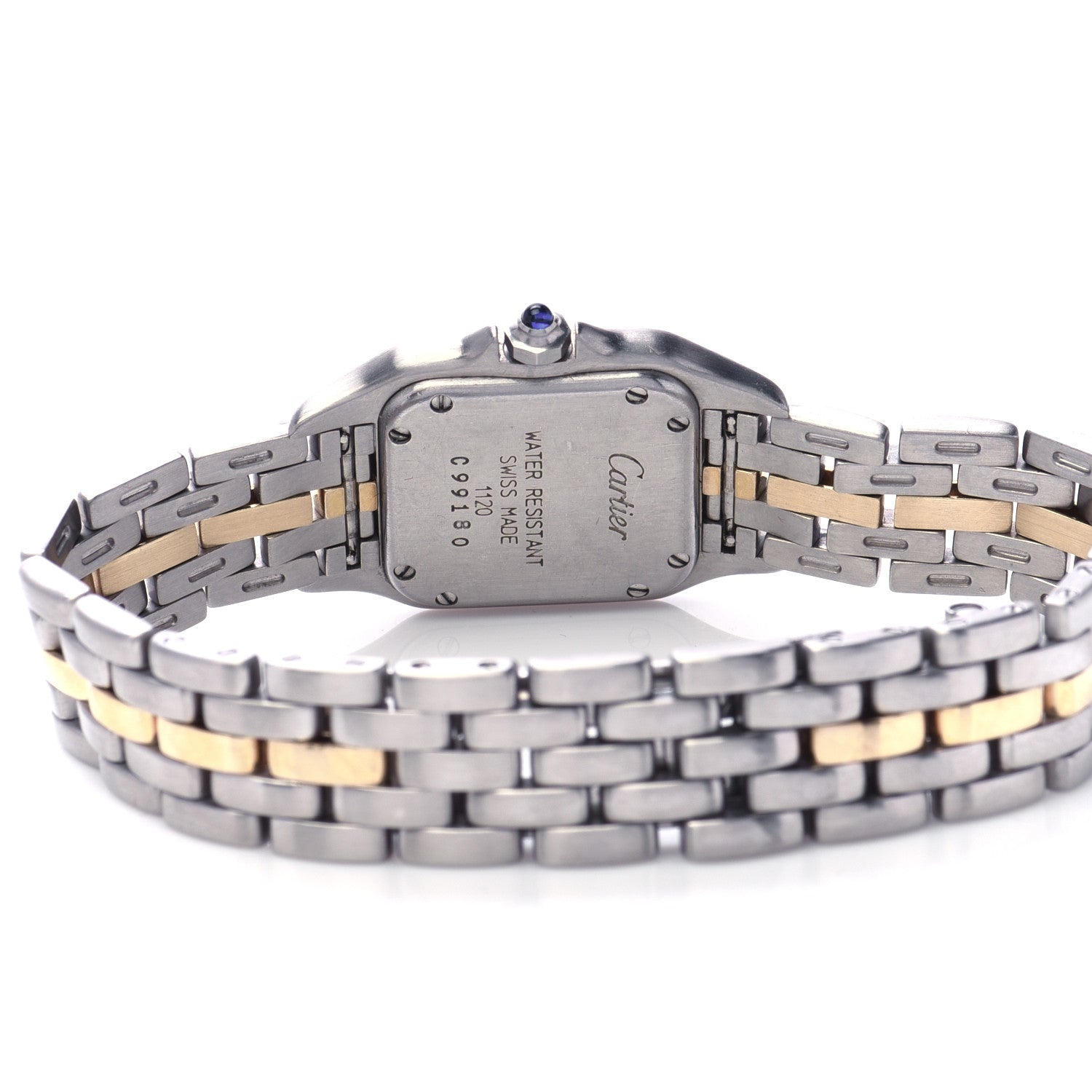 Cartier Stainless Steel 18K Yellow Gold 22mm Panthere Quartz Watch 4 of 6