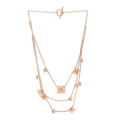 Hermes 18K Rose Gold Clou d'H Necklace 3 of 5